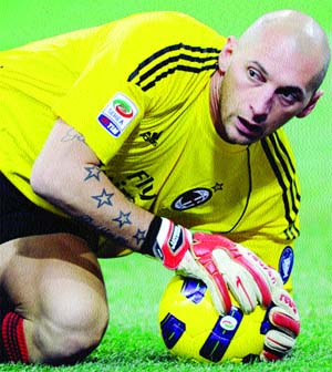 I was lucky, admits AC Milan goalkeeper
