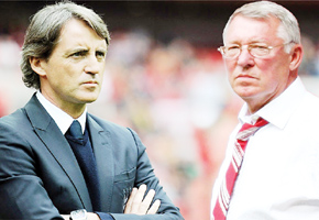 Fergie, Mancini continue with mind games