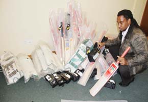 Tuskers get equipment for development programmes
