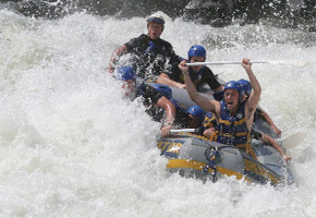 Water rafting resumes on the Zambezi