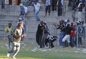 Ugly scenes at B/F