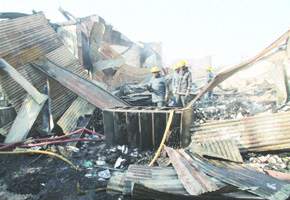 Church building gutted by fire, arson suspected