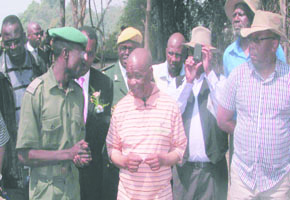 Lesotho PM tours Vic Falls