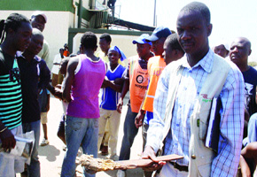 Decomposing human hand causes a stir