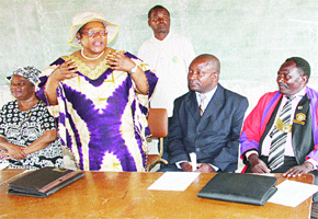 Chiefs present grievances to VP Mujuru