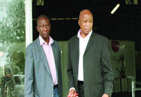 Sundowns bosses arrive at Bosso