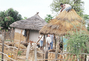 Airforce called in to rescue villagers