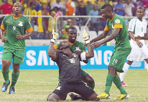 Keeper Mweene hero as Zambia hold Nigeria