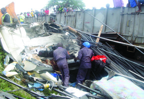 Five killed in separate accidents