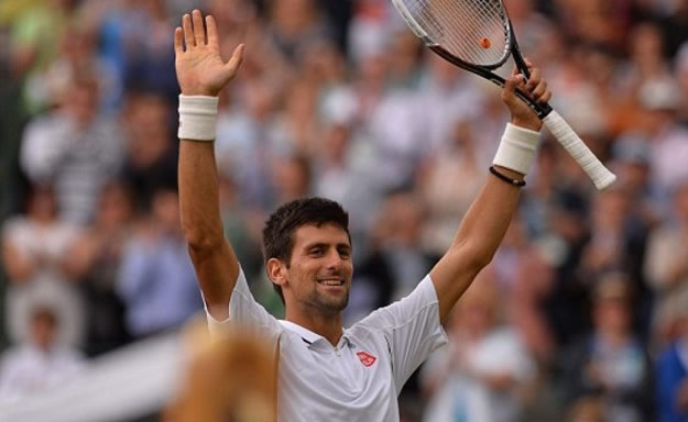 Djokovic sets up del Potro semi