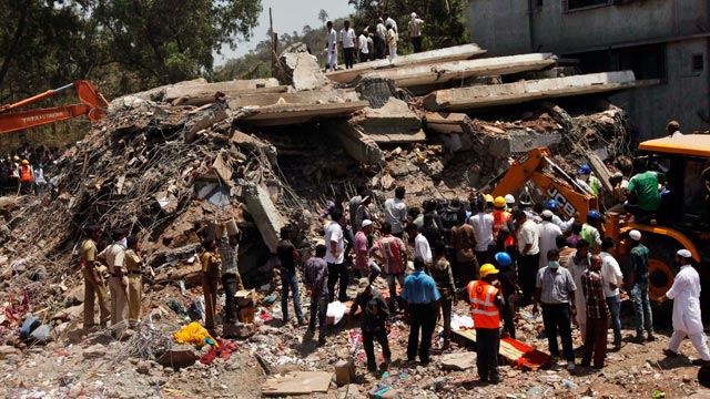 Scores killed in India building collapse