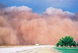Sandstorms destroy polling centres