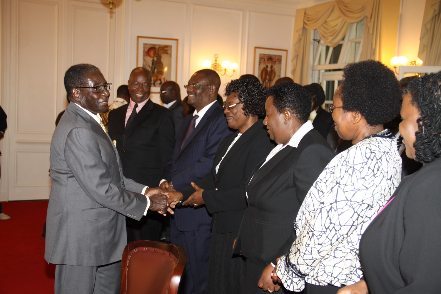 President swears in six new judges