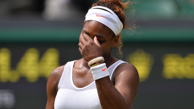 Serena loses match, number one ranking