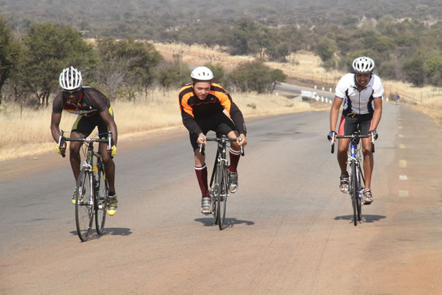 Nkulumo Dube wins cycling event