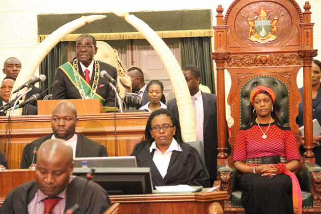 President Mugabe sets legislative agenda at the official opening of the 8th Parliament of Zimbabwe