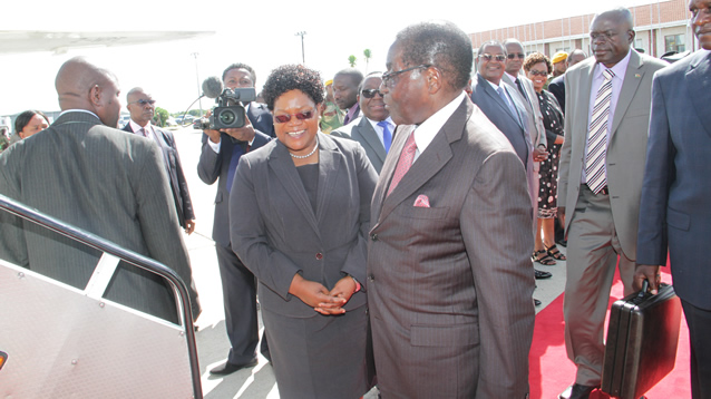President leaves for DRC