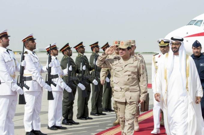 Egypt’s Sisi in UAE in first visit to Gulf