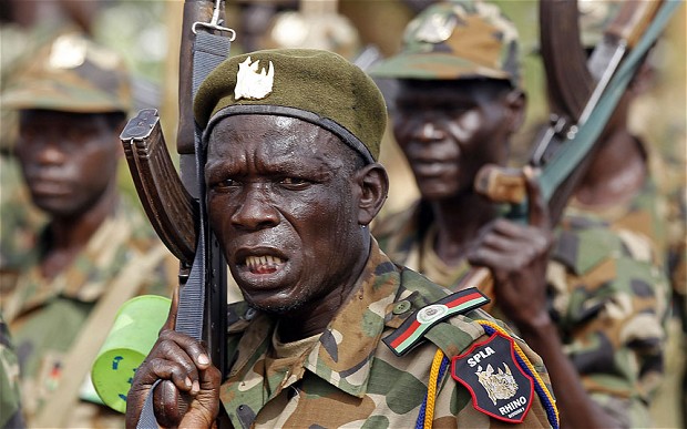 South Sudan army battles rebels in worsening war