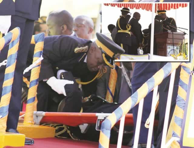 Chihuri collapses, says sorry
