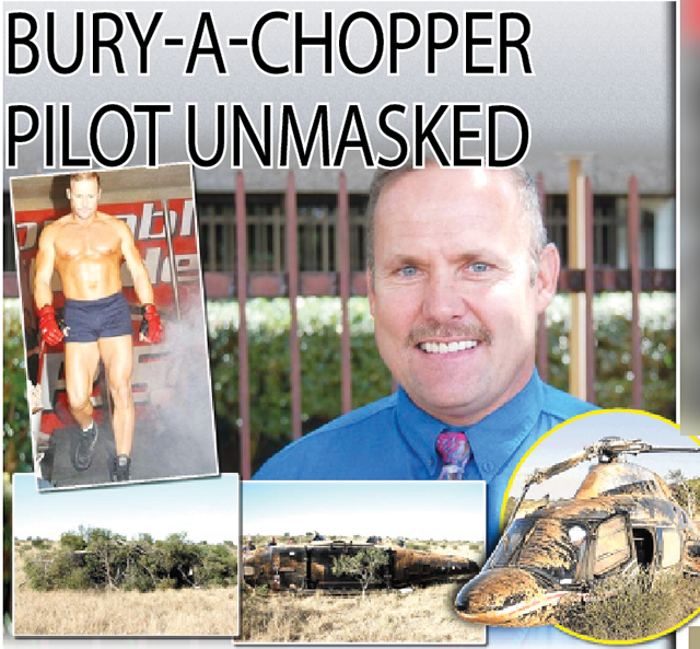 EXCLUSIVE: Bury-a-chopper pilot unmasked