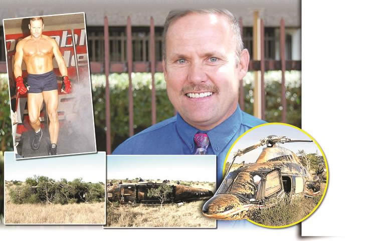 Chopper crash pilot arrested