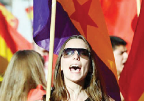 Thousands join republican march in Spain