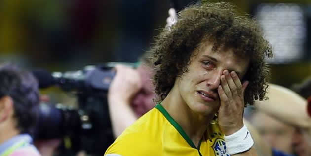 Brazil captain David Luiz apologises after loss