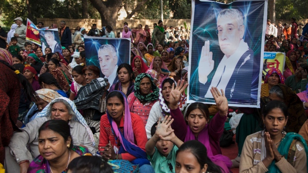 Bodies found inside Indian guru’s ashram