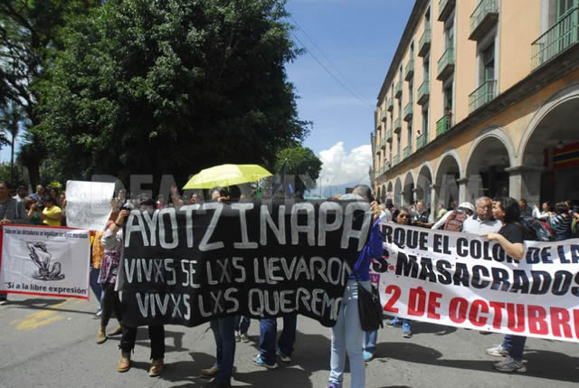 Violent protests over Mexico student massacre