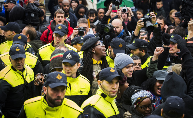 Protesters clash at Dutch ‘Black Pete’ event