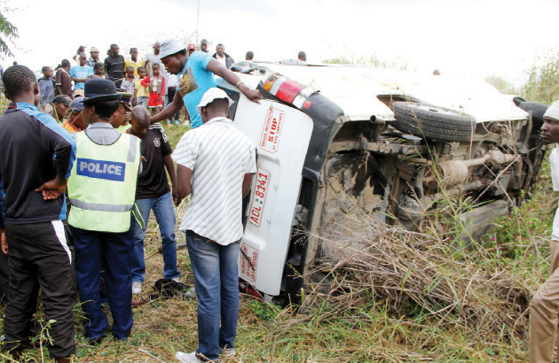 Remember road accident victims