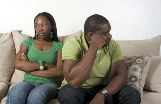 The husband was recently laid off from work and the problem is he does not want to do any household chores