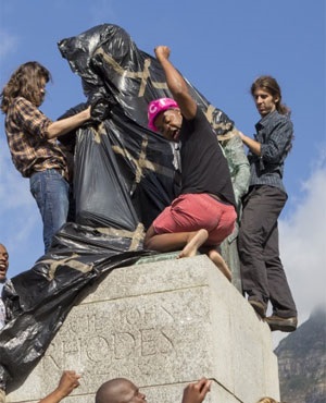 Remove Rhodes statue, address transformation — UCT head