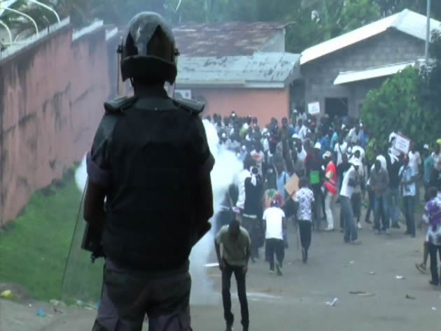 Unrest spreads in Gabon ahead of presidential poll