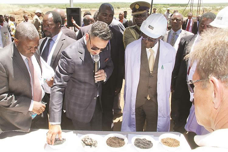 President witnesses new chrome smelting technology