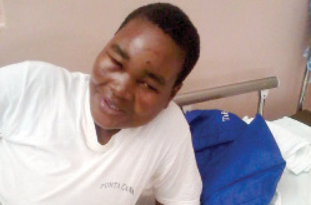 Convicted wife beater flings baby daughter across room