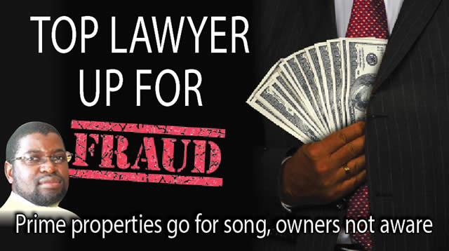 Top lawyer up for fraud