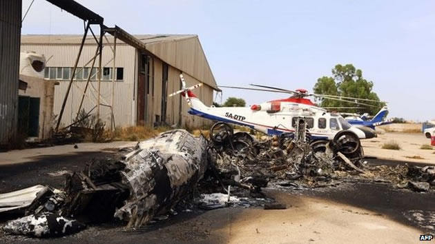 Libyan govt forces attack Tripoli airport