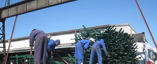 Implements exports spur Zimplow volumes