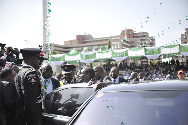 President witnesses Buhari’s inauguration
