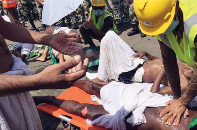 Over 450 killed in Saudi Hajj stampede