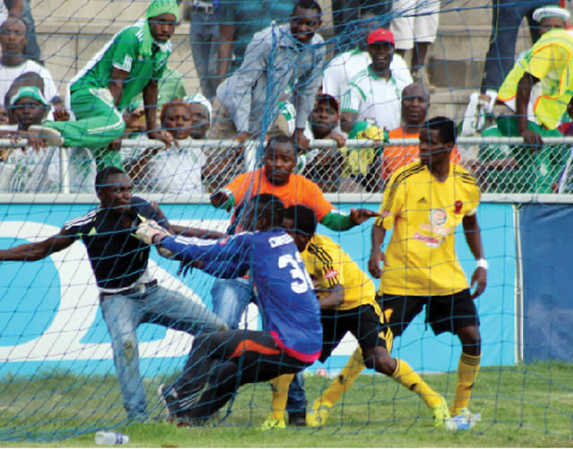 Pitch invasions expose cops