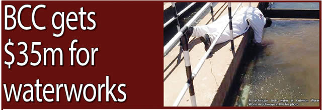 BCC gets $35m for waterworks