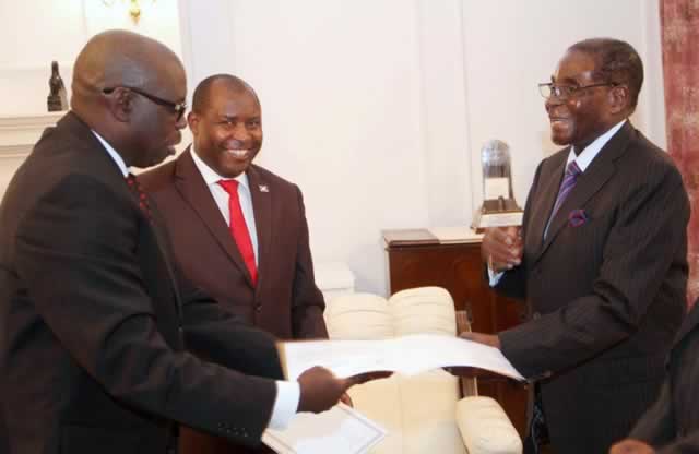 President Mugabe meets Burundi envoy