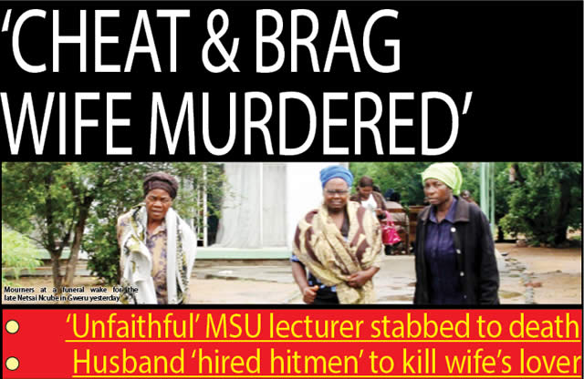 ‘Cheat & brag wife murdered’