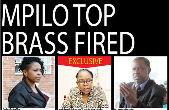 Mpilo top brass fired
