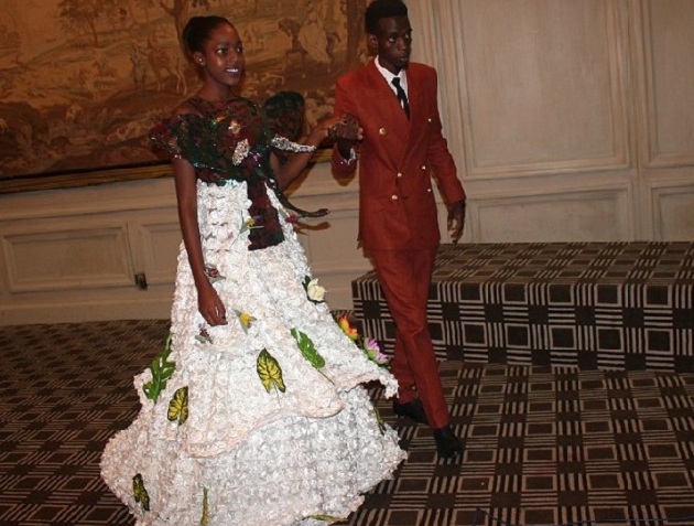 Thembani Mubochwa launch lephant dress