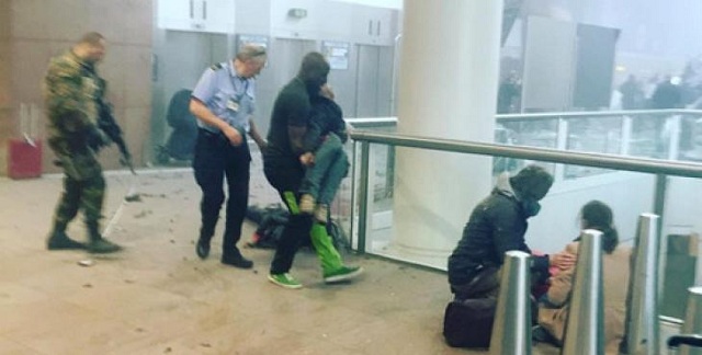 Blood & panic as Brussels comes under attack