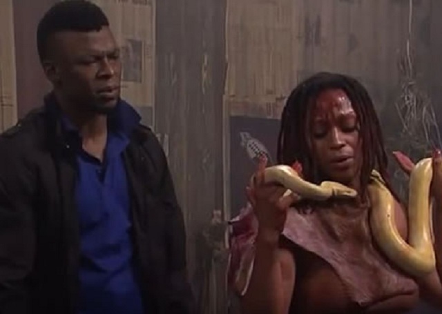 Mamlambo the Snake causes chaos on set